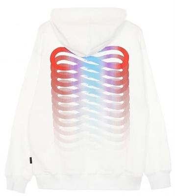 PROPAGANDA RIBS GRADIENT ZIP HOODIE