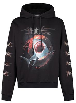 PHOBIA SHARK PRINT HOODIE