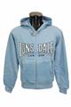 LONSDALE LONDON FELPA ZIP CON CAPPUCCIO