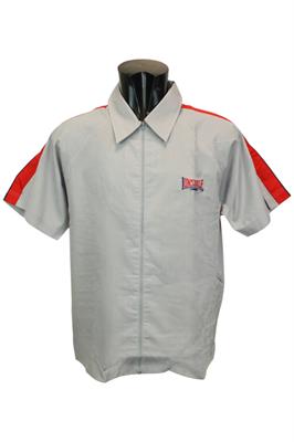 LONSDALE LONDON CAMICIA ZIP A MANICA CORTA