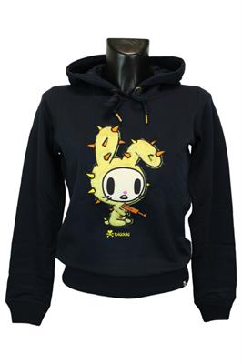 TOKIDOKI BUNNY SWEAT FELPA CON CAPPUCCIO