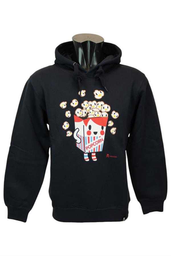 TOKIDOKI POP CORN FELPA CON CAPPUCCIO