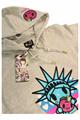 TOKIDOKI FREEDOM BASIC FELPA CON CAPPUCCIO