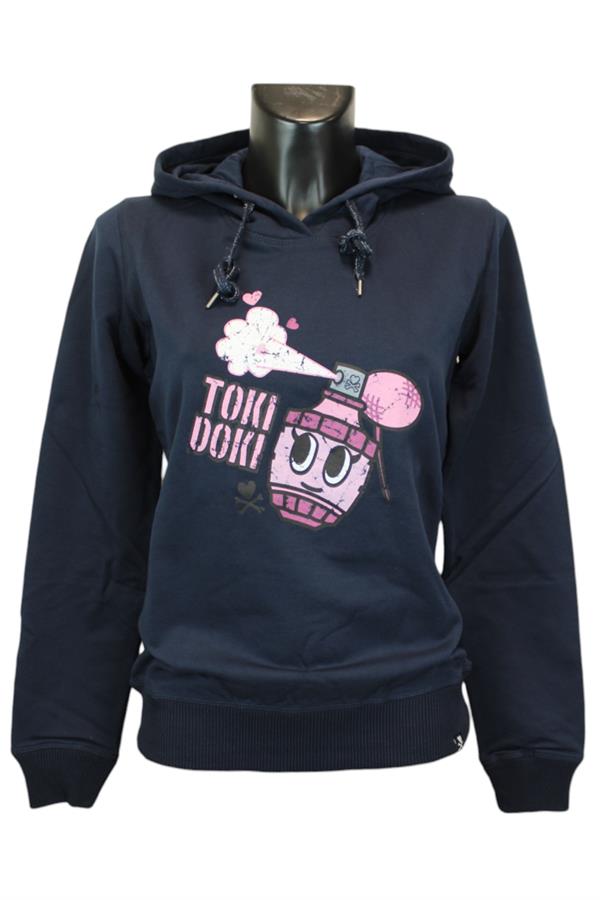 TOKIDOKI PROFUME BOM FELPA CON CAPPUCCIO