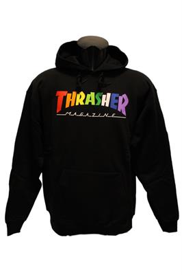 THRASHER RAINBOW MAG HOODIE