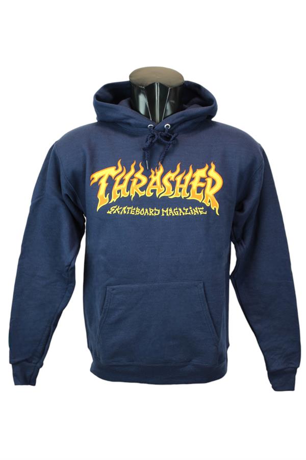 THRASHER FIRE LOGO HOODIE