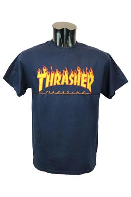 THRASHER FLAME LOGO T SHIRT