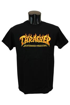 THRASHER FIRE LOGO T SHIRT