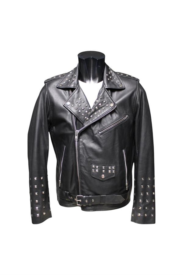 LONDON BIKER MOT STUD MAN WHIT STUDS