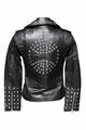 LONDON BIKER SCOTICH LADIES WHIT STUDS