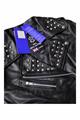 LONDON BIKER SCOTICH LADIES WHIT STUDS