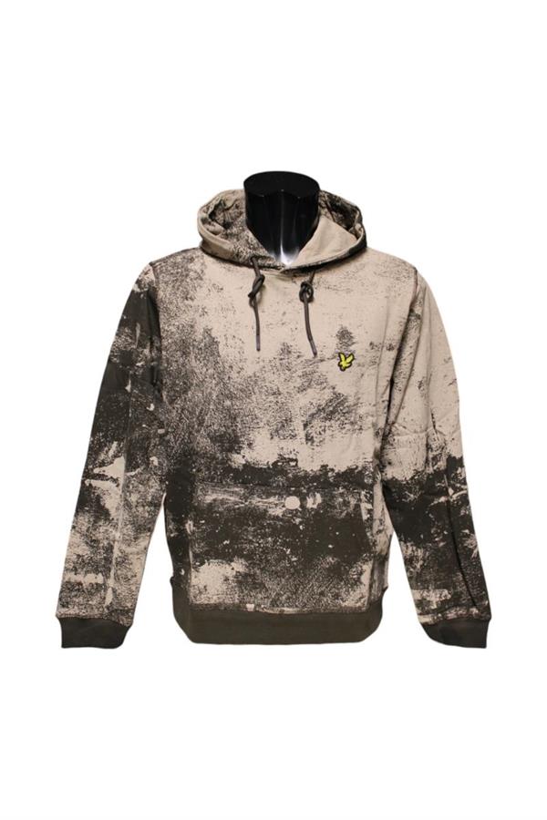 LYLE & SCOTT EROSION PRINT HOODIE GARZATA