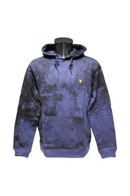 LYLE & SCOTT EROSION PRINT HOODIE GARZATA