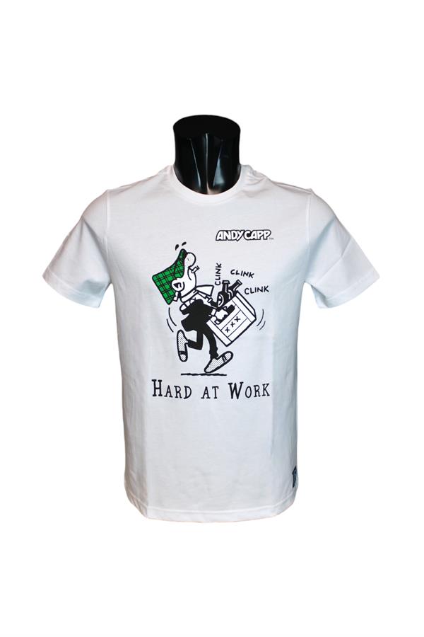 ANDY CAPP T-SHIRT HARD AT WORK