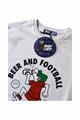 ANDY CAPP T-SHIRT BEER & FOOTBALL